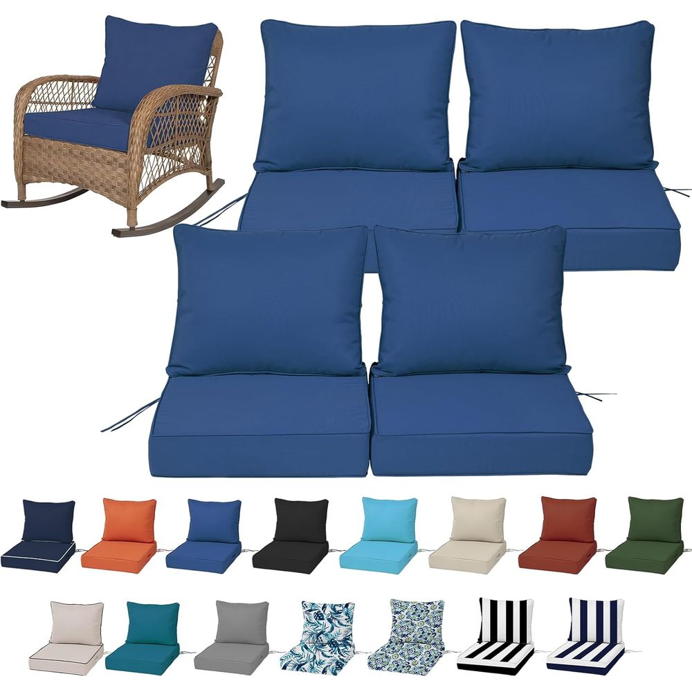 Outdoor Furniture Patio - 24x24 Outdoor Deep Seat Cushions Set