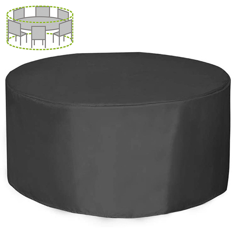 Outdoor Furniture Patio - 12 Sizes Round Furniture Cover 210D