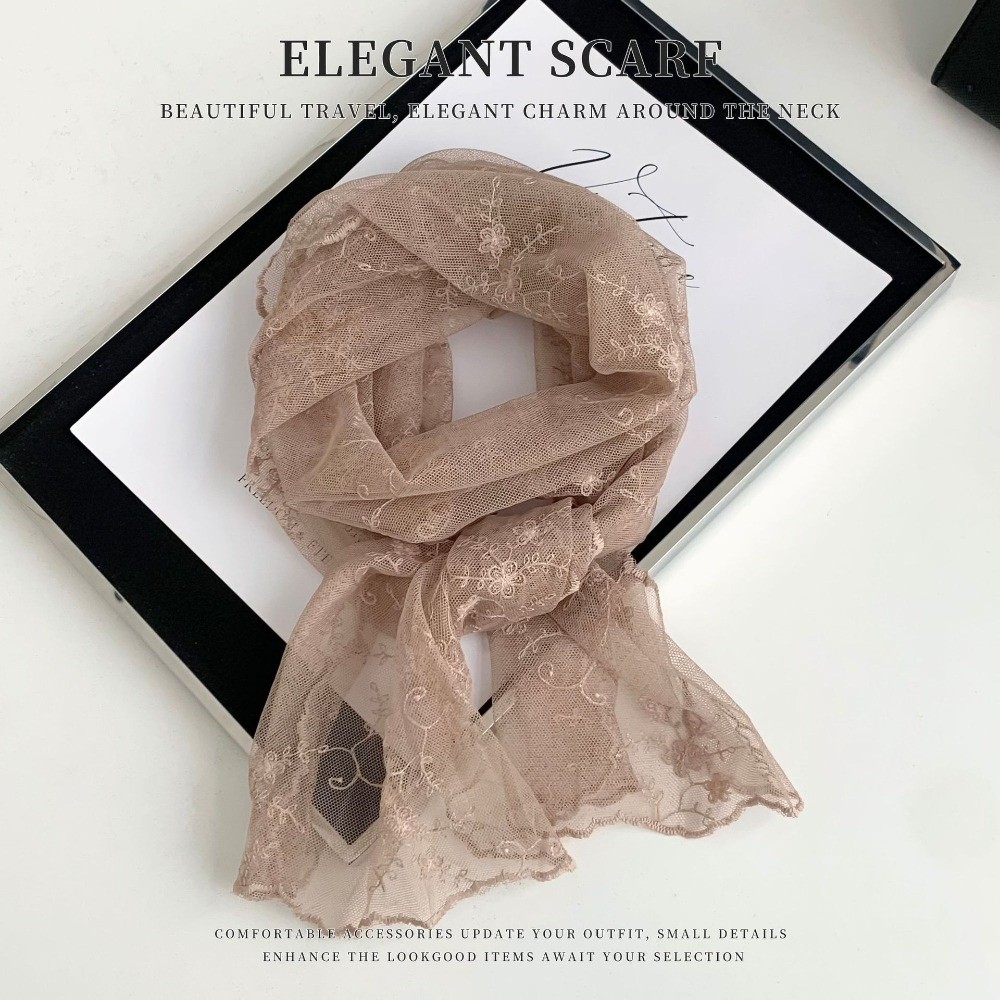Fashion Long Lace Scarf Breath - Outdoor Furniture Decor recension och pris