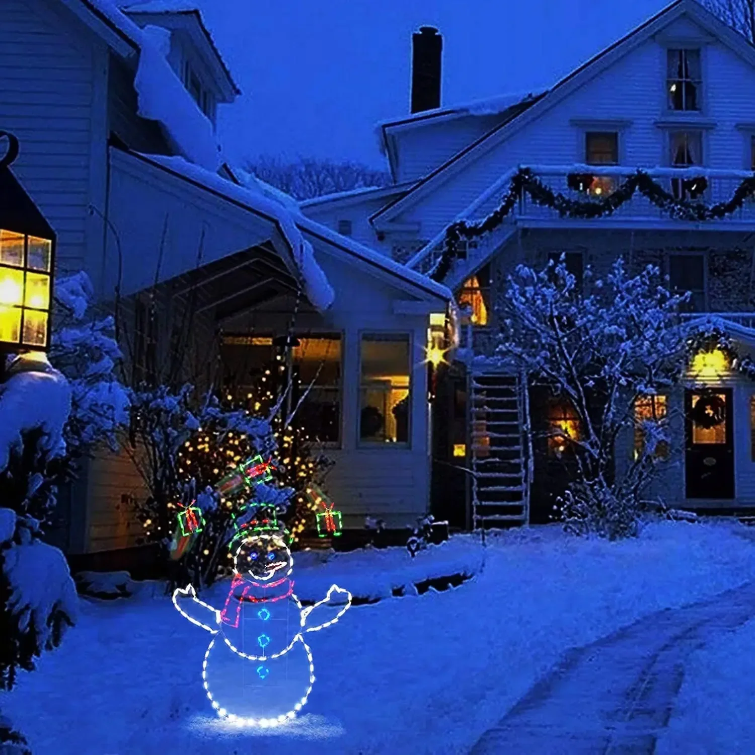 Animated Snowball Light LED Gl - Outdoor Furniture Decor recension och pris