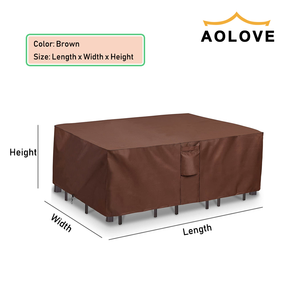 Brown 420D HEAVY DUTY Outdoor  - Outdoor Furniture Sunbrella recension och pris