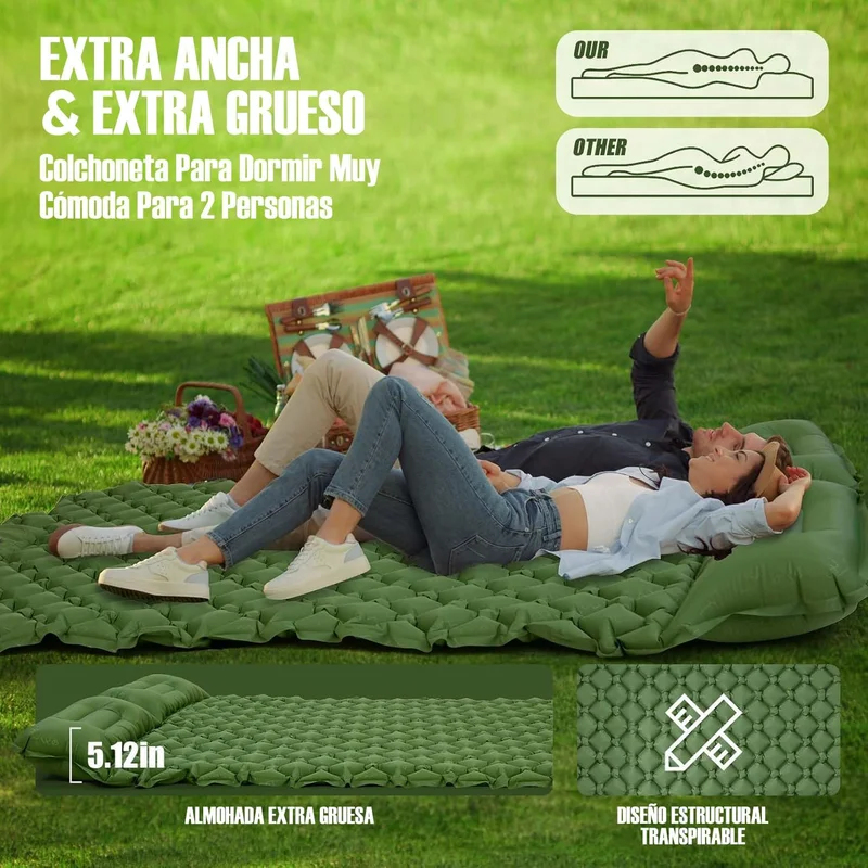 Hot Outdoor Camping Double Air - Outdoor Daybed Sofa recension och pris