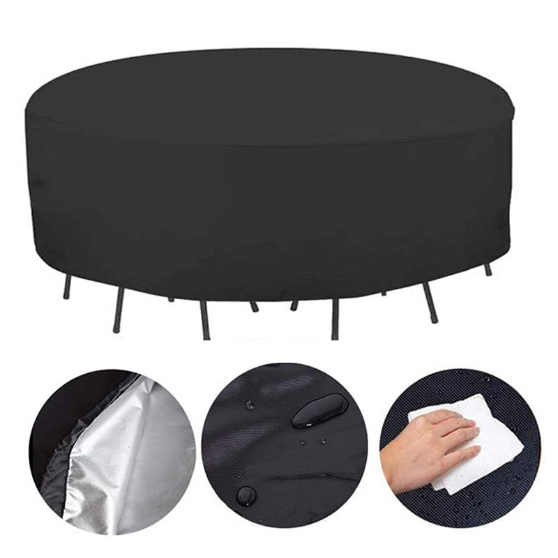 12 Sizes Round Furniture Cover - Outdoor Furniture Patio recension och pris