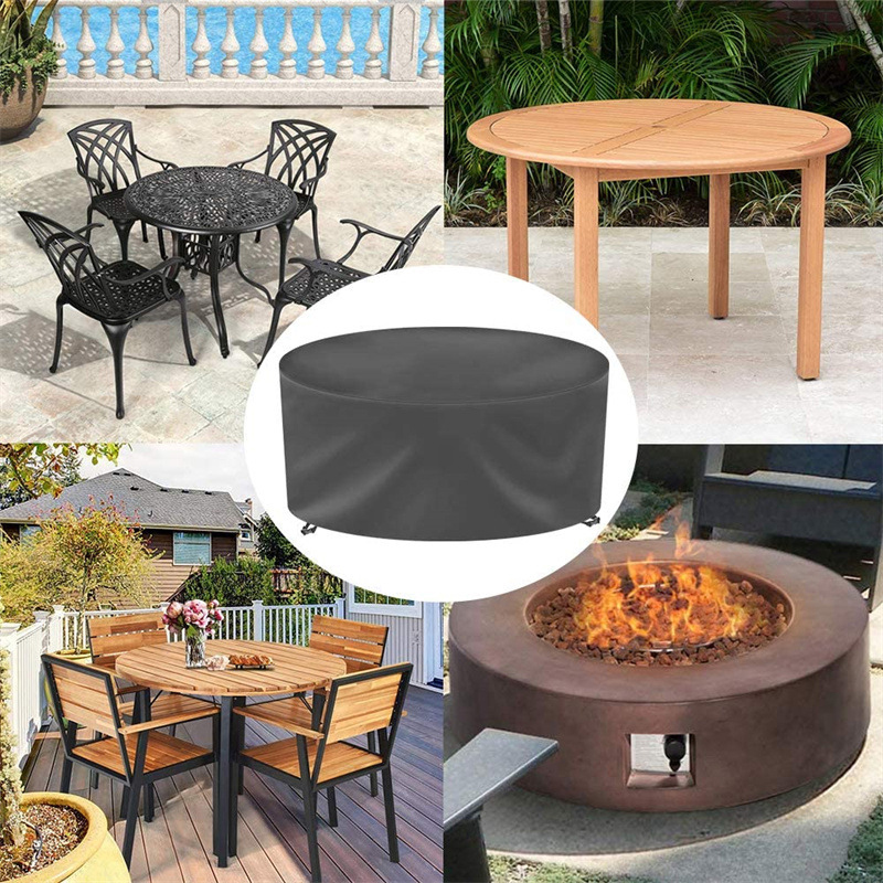 12 Sizes Round Furniture Cover - Outdoor Furniture Patio recension och pris