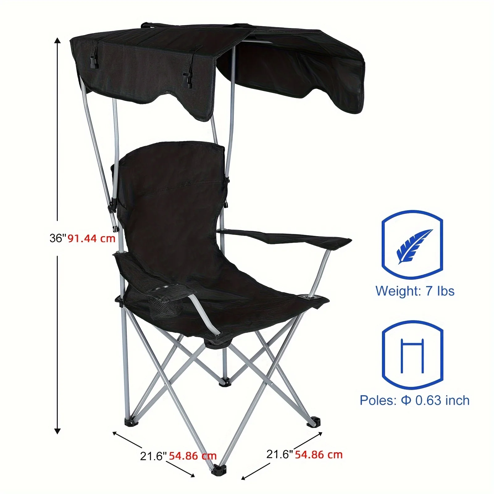 Canopy Lounge Chair with Sunsh - Outdoor Furniture Sunbrella recension och pris