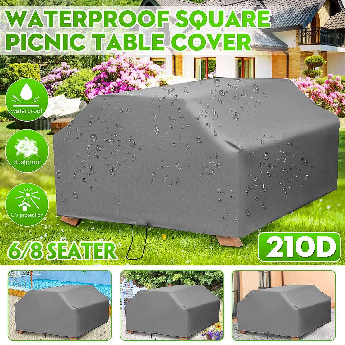 210D For 6/8 Seater Picnic Tab - Outdoor Furniture Paint recension och pris