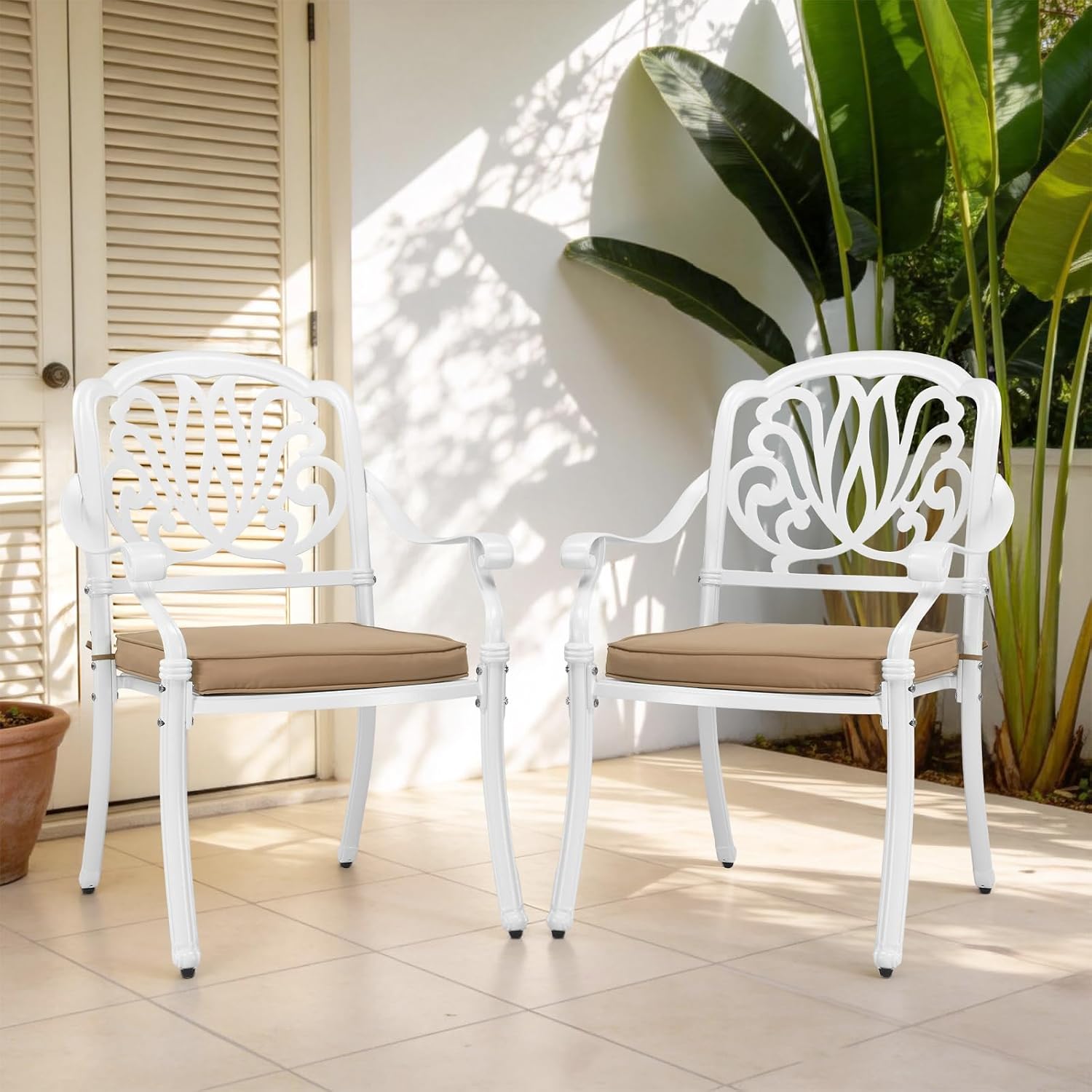 Cast Aluminum Patio Dining Cha - Outdoor Furniture Dining Set recension och pris