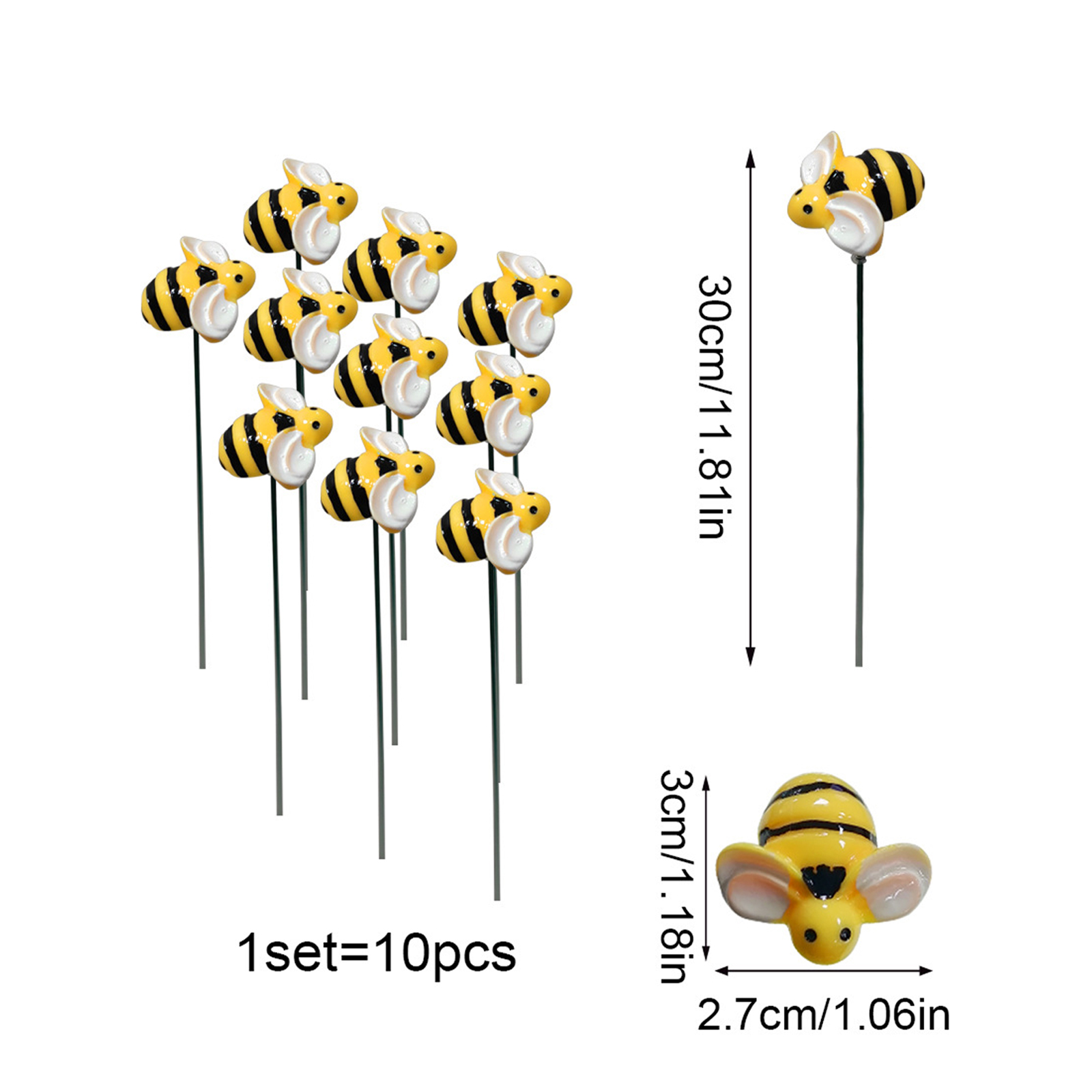 10pcs Ladybugs Design Outdoor  - Outdoor Furniture Decor recension och pris