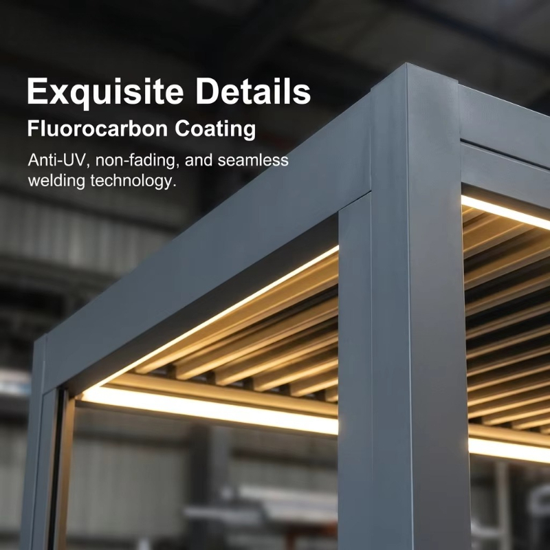 Luxury Aluminum Pergola Custom - Outdoor Furniture Sunbrella recension och pris