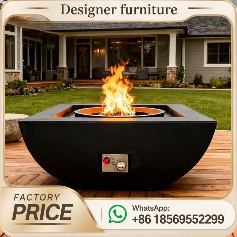 Custom Outdoor Gas Fire Pit Ta - Outdoor Furniture And Fire Pit recension och pris