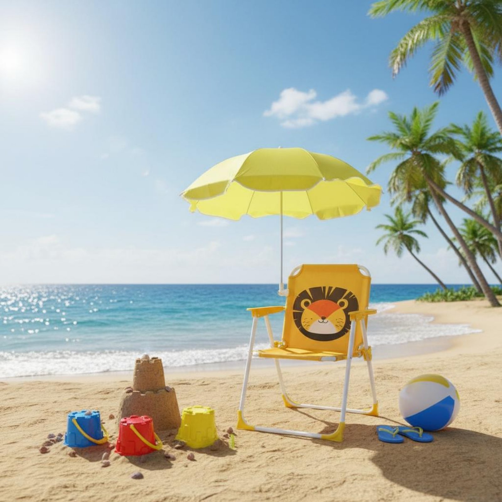 Kids Beach Chair with Umbrella - Outdoor Furniture Sunbrella recension och pris