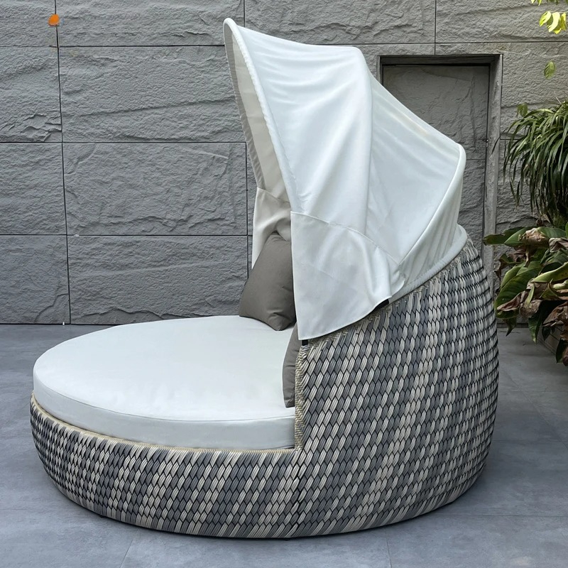 Daybed,Anti-UV Rustproof Round - Outdoor Daybed Sofa recension och pris