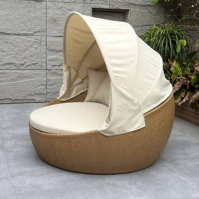 Daybed,Anti-UV Rustproof Round - Outdoor Daybed Sofa recension och pris