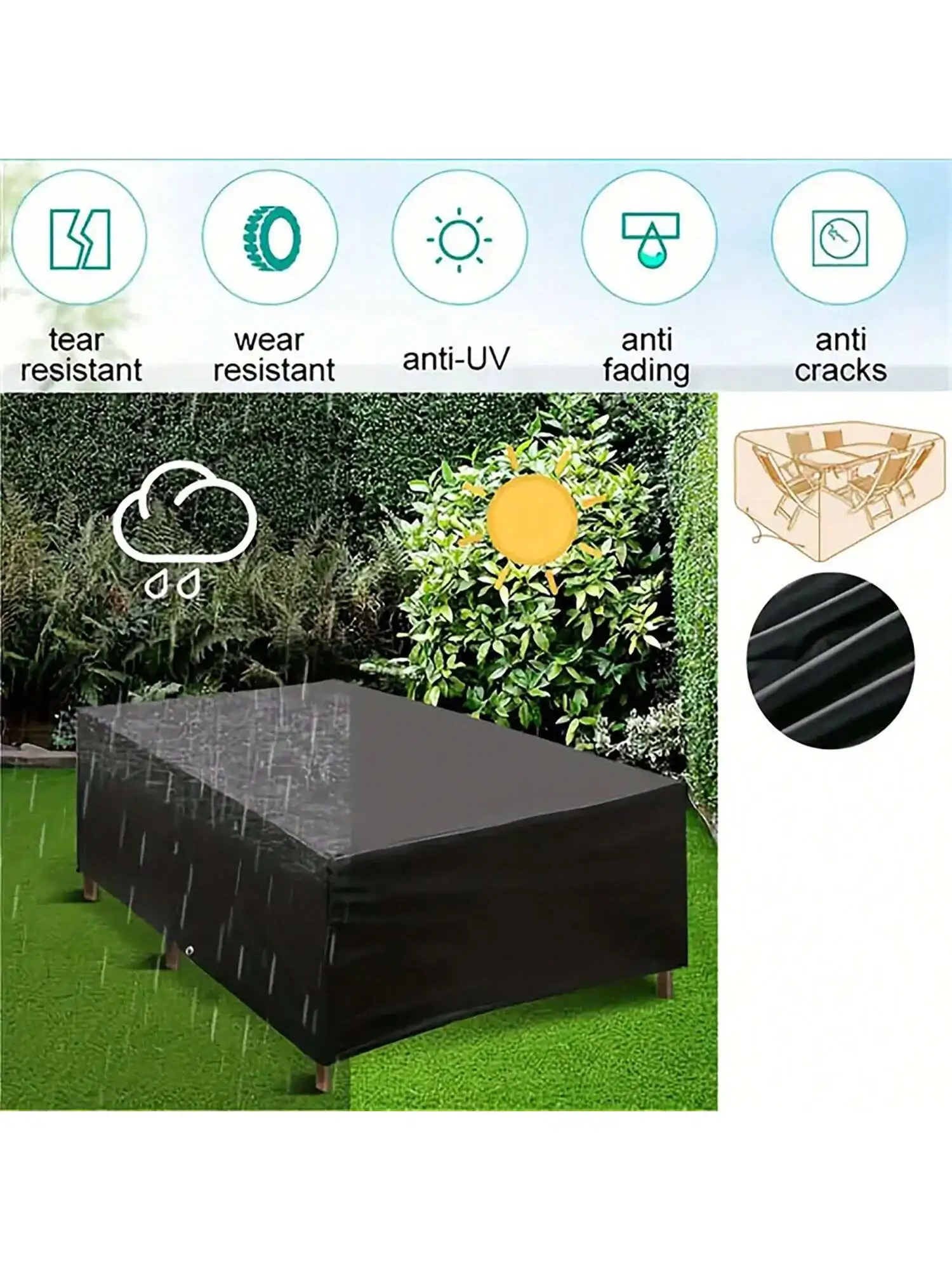 Multi-Size Outdoor Patio Garde - Outdoor Furniture For Patio recension och pris