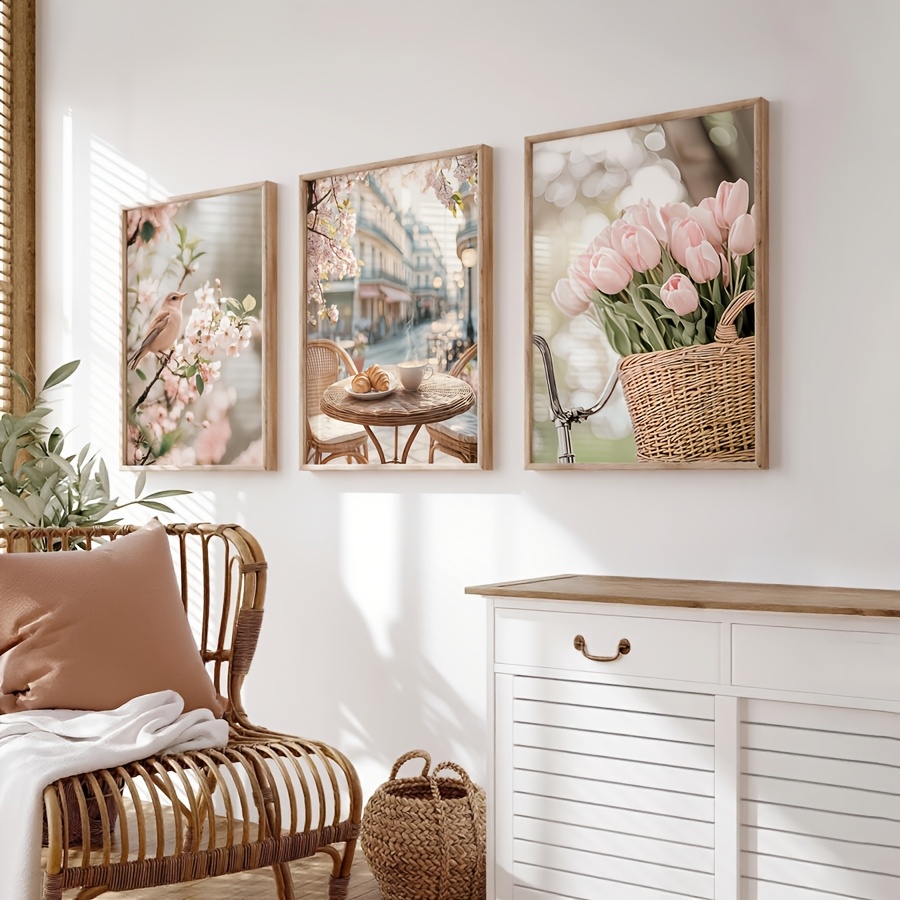 3pcs/set Romantic Paris Street - Outdoor Furniture Decor recension och pris