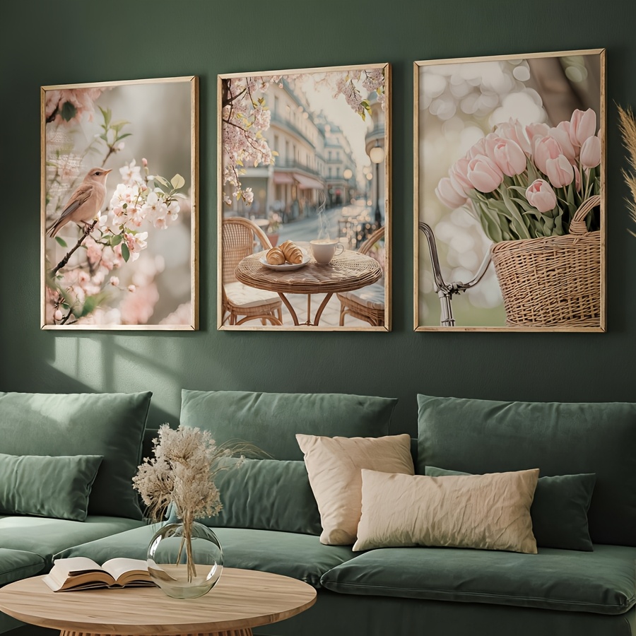 3pcs/set Romantic Paris Street - Outdoor Furniture Decor recension och pris