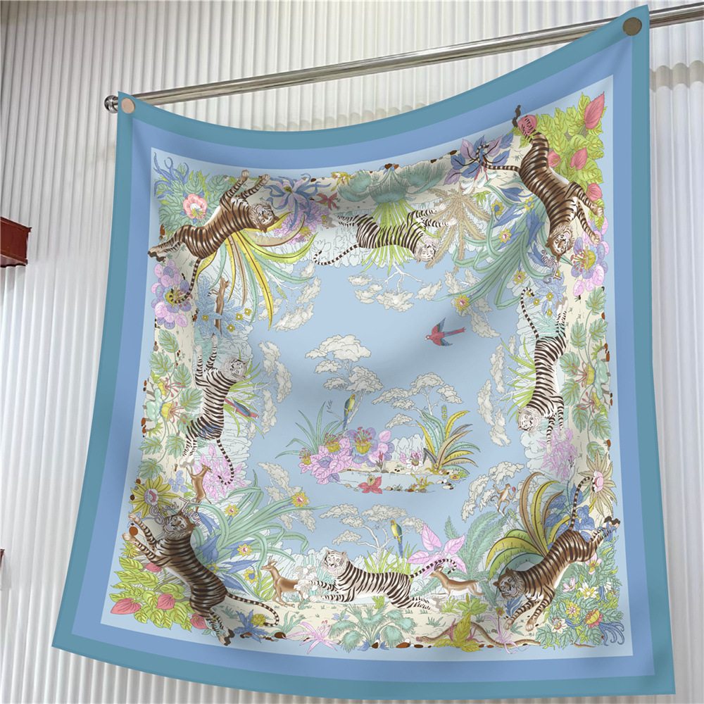 New 90cm Scarf Flower Printing - Outdoor Furniture Decor recension och pris