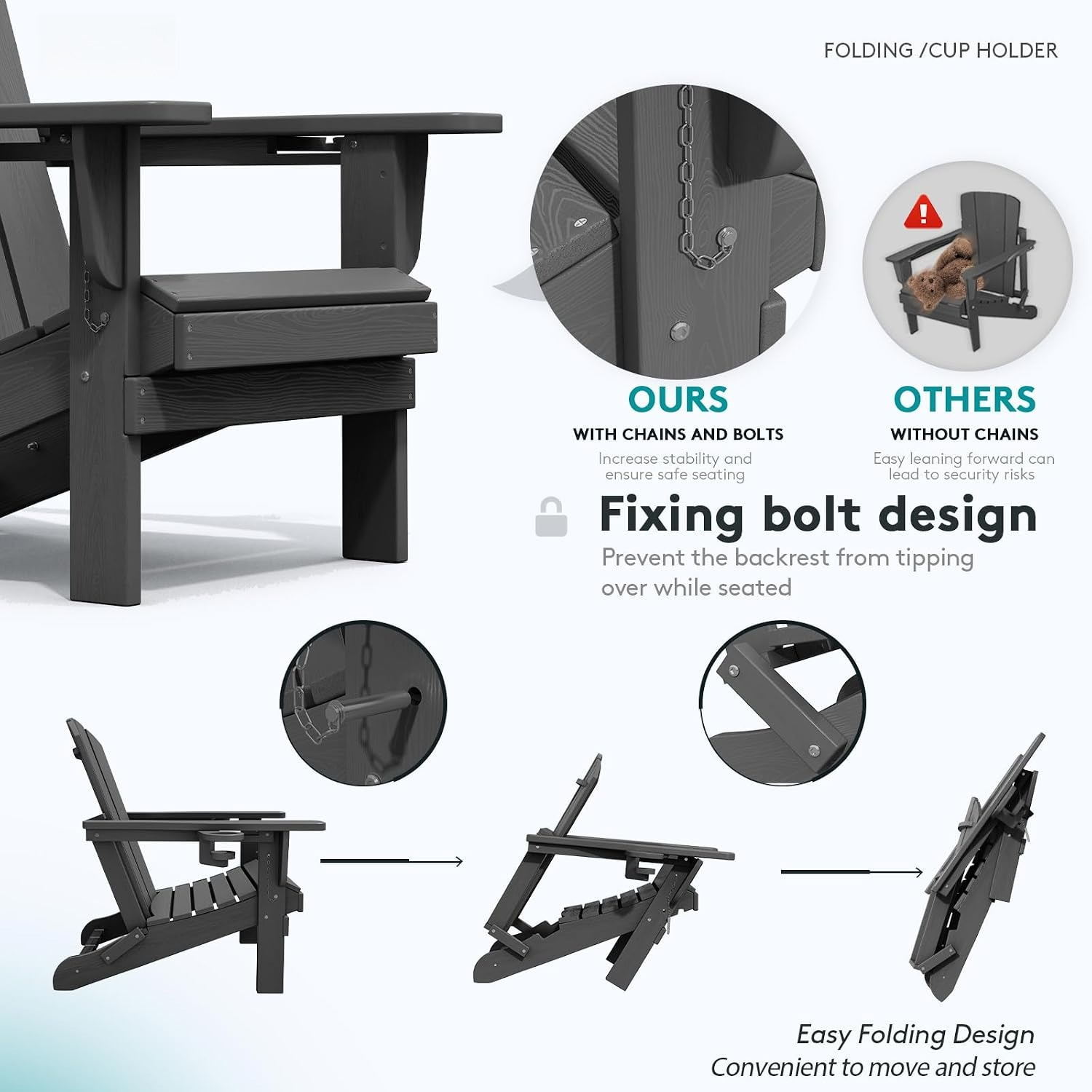 Outdoor Folding Chairs Set Of  - Outdoor Furniture And Fire Pit recension och pris