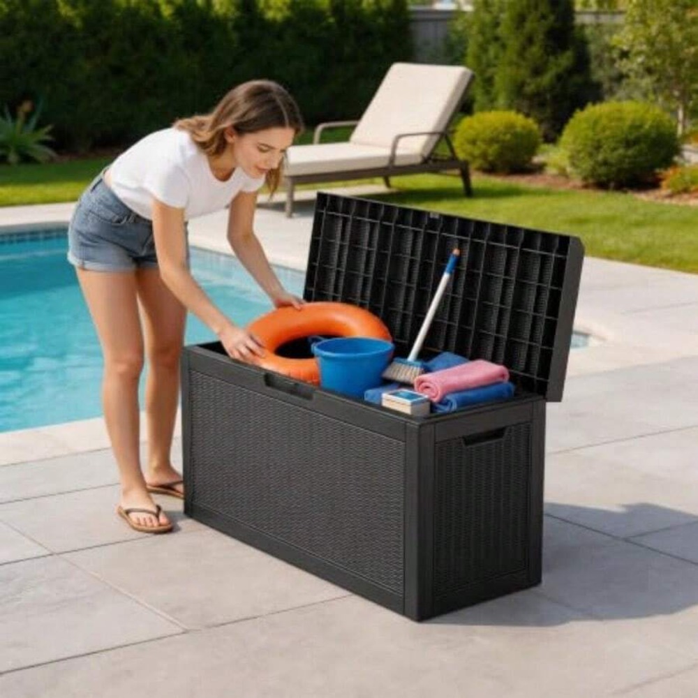 Outdoor Storage Box Deck Box W - Outdoor Furniture Patio recension och pris