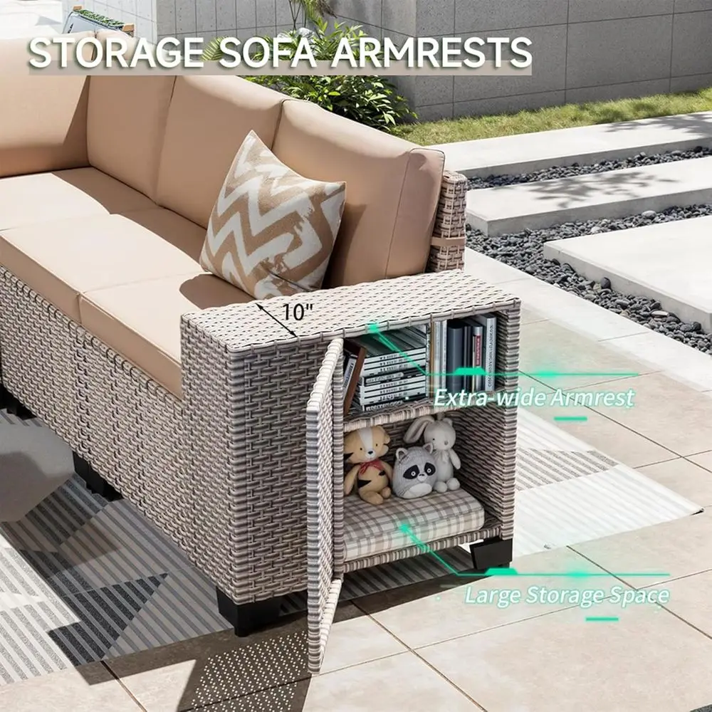 7-Piece Outdoor Patio Furnitur - Outdoor Furniture And Fire Pit recension och pris