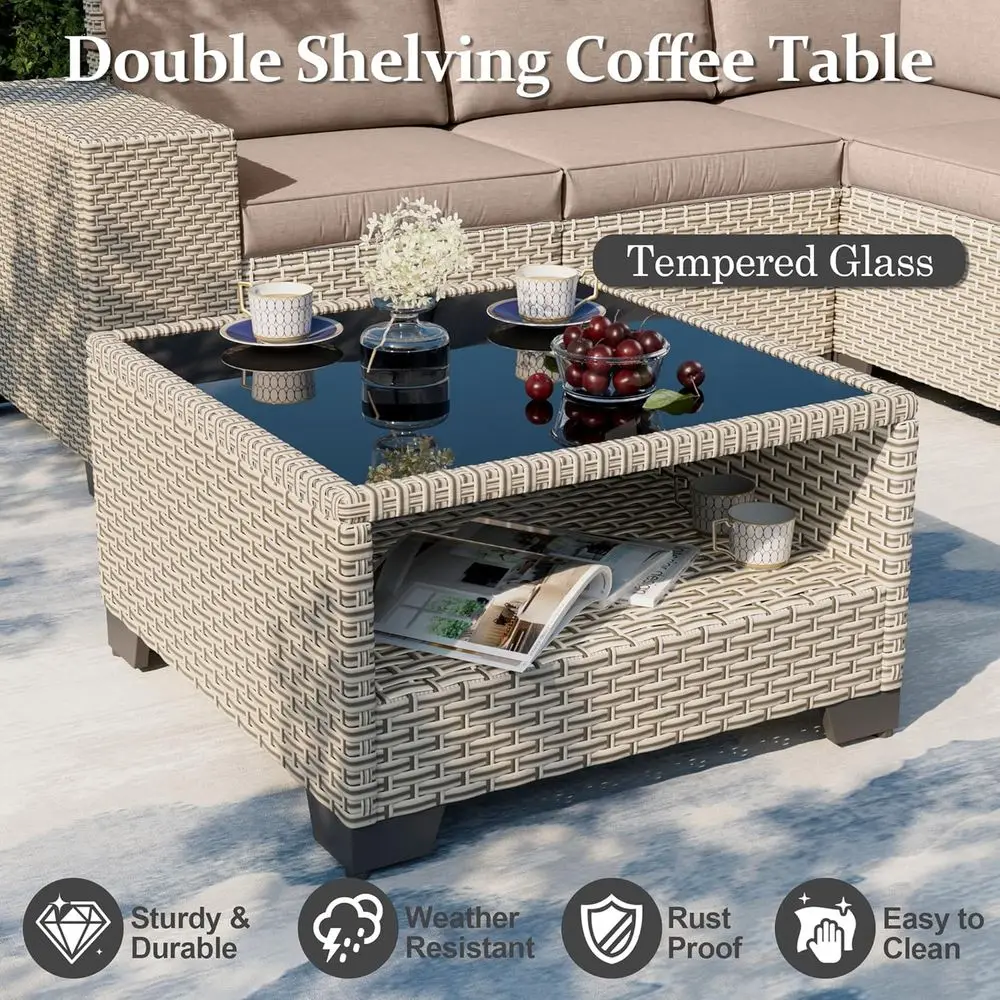 7-Piece Outdoor Patio Furnitur - Outdoor Furniture And Fire Pit recension och pris