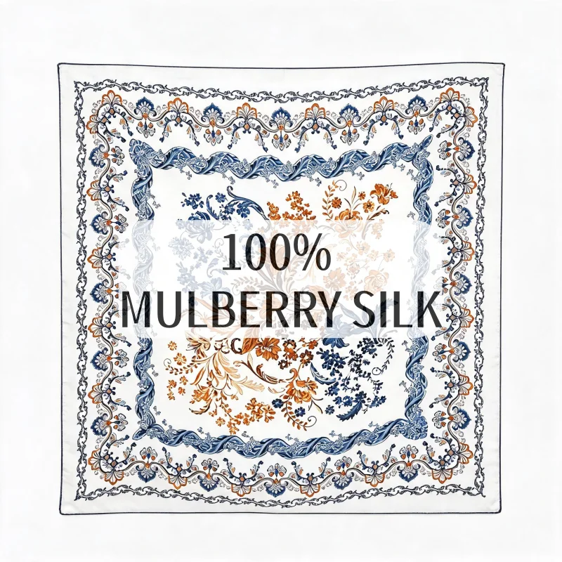 Luxury 100% Mulberry Silk Squa - Outdoor Furniture Decor recension och pris