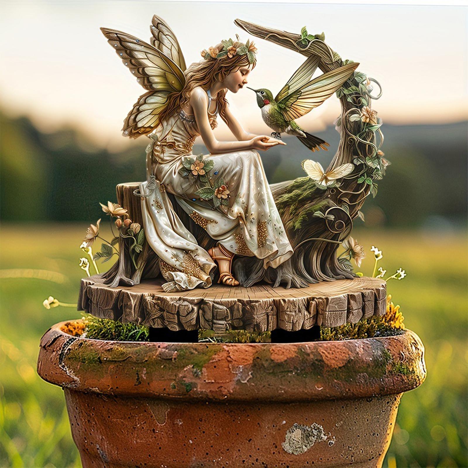 Fairy Decorative Garden Stake  - Outdoor Furniture Decor recension och pris