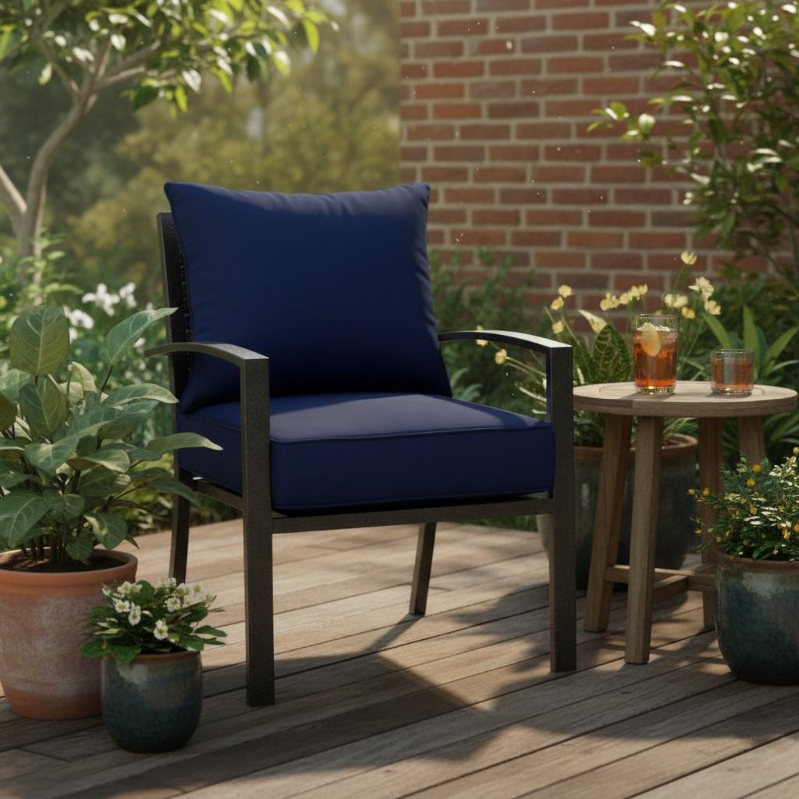 Patio Chair Pad Hidden Closure - Outdoor Furniture Patio recension och pris