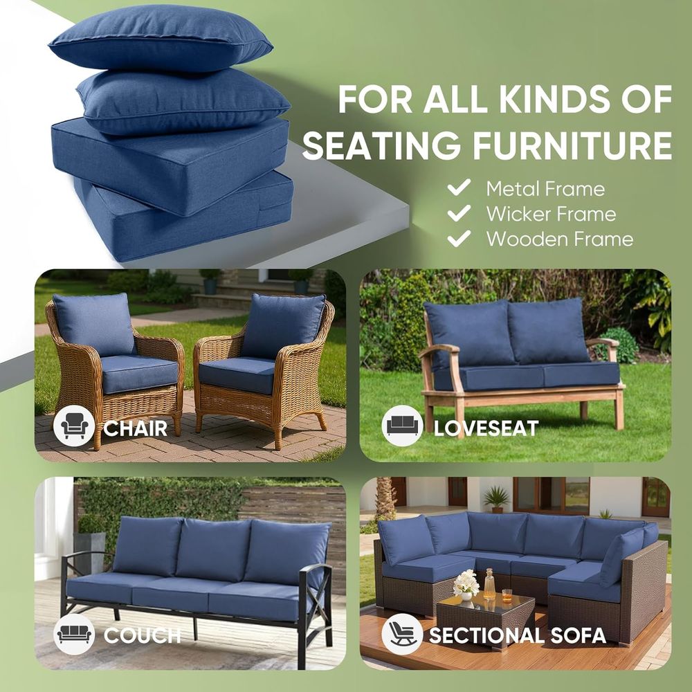 Outdoor Furniture Cushions, 6  - Outdoor Furniture Patio recension och pris